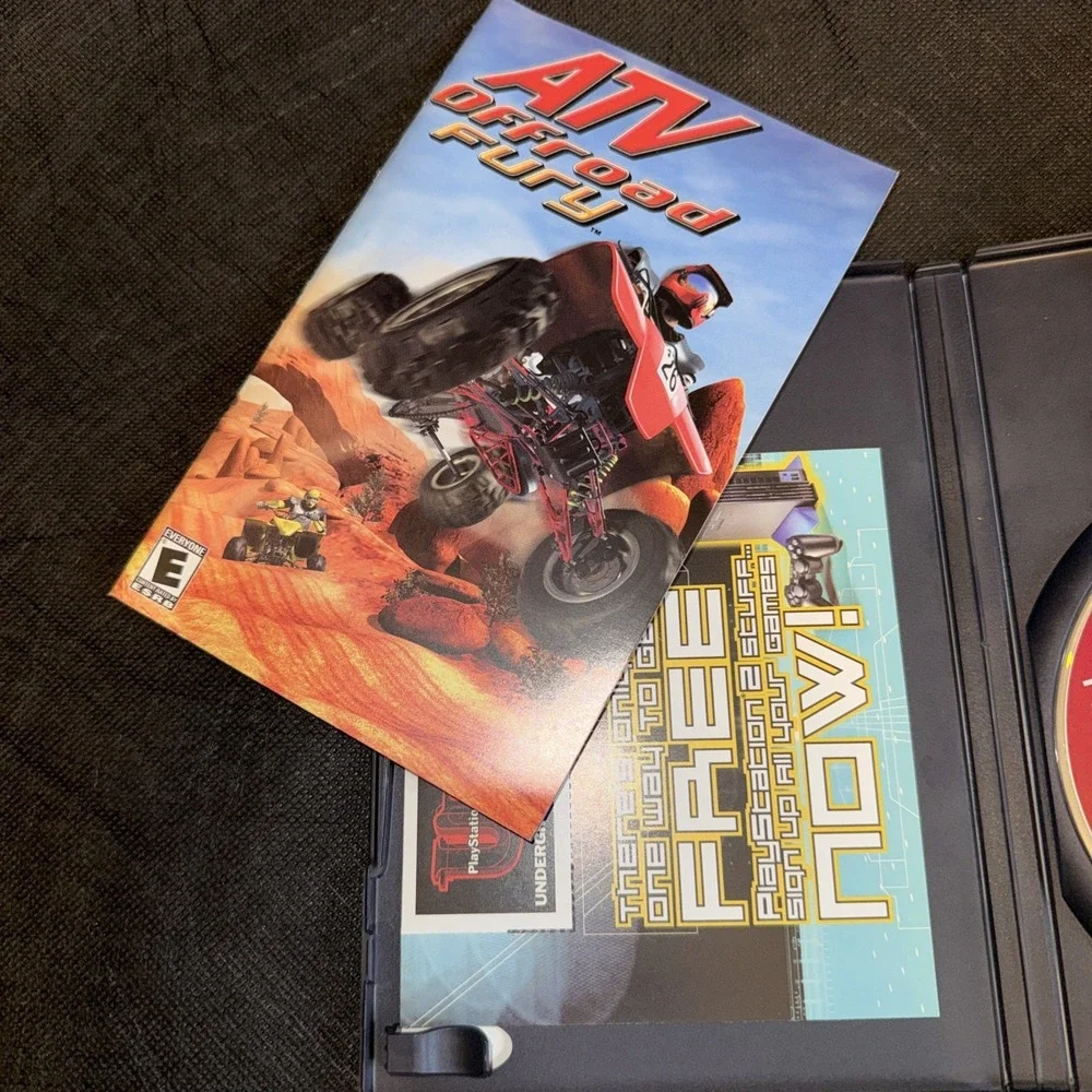 ATV Offroad Fury PlayStation 2 2001 PS2 in Original Case Manual Rated E Everyone